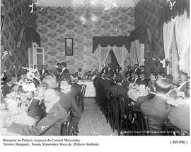 Banquete no Palácio, na posse do Coronel Marcondes.