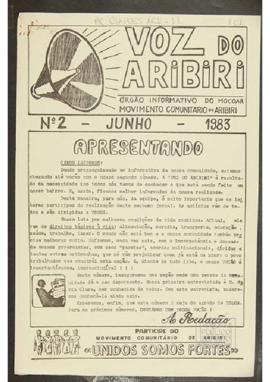 Voz do Aribiri; N° 2 - Junho/1983