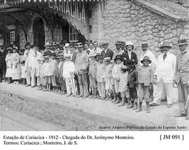Estação de Cariacica - Chegada do Dr. Jerônymo Monteiro